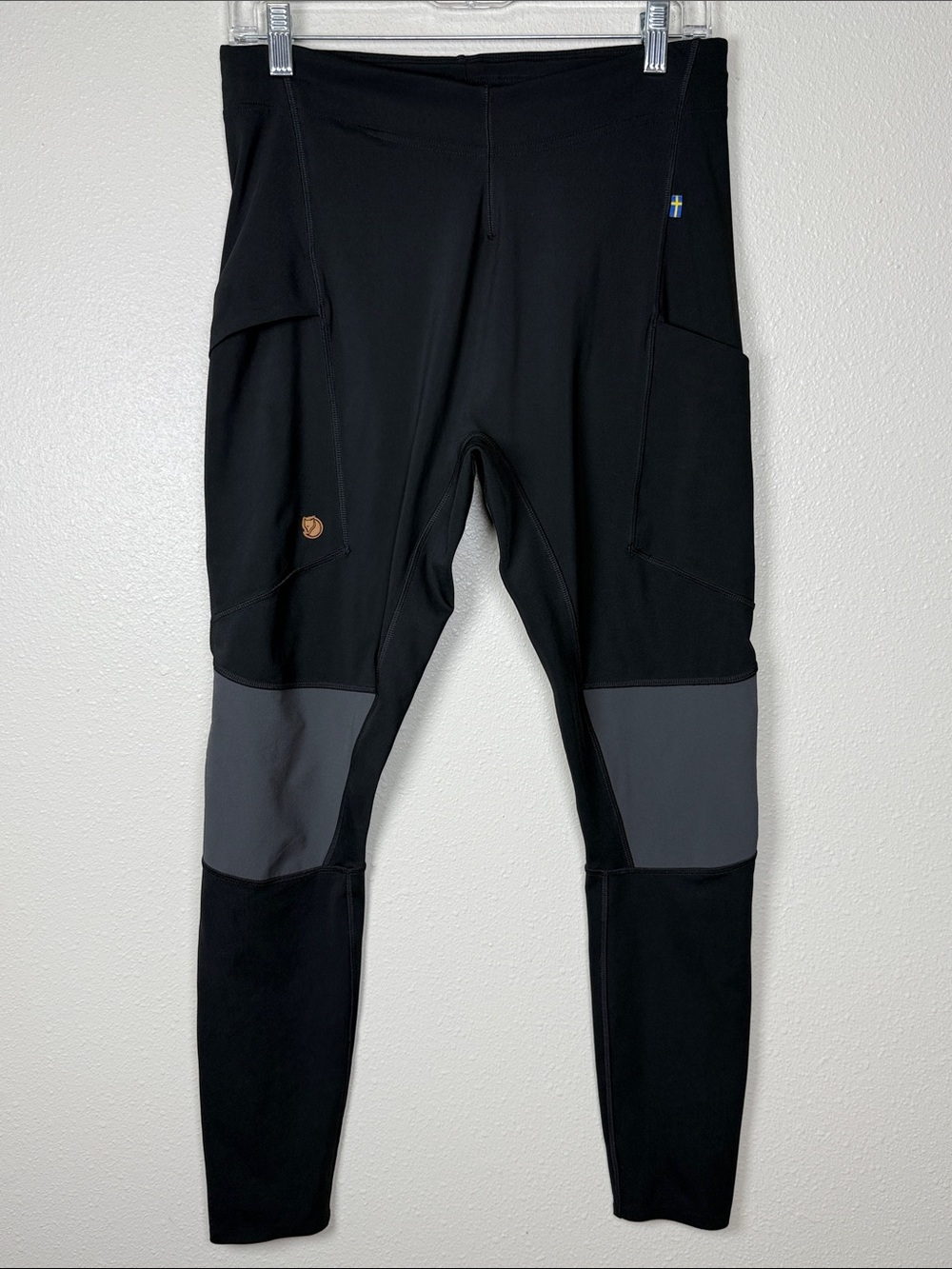 Fjallraven Abisko Trekking Tights Pro Mens M Black Gray Hiking Gorpcore 84772
